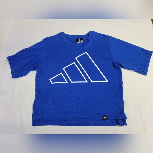 Adidas Womens Sport Core Athletic Crop T-shirt  Size XS - Picture 9 of 9